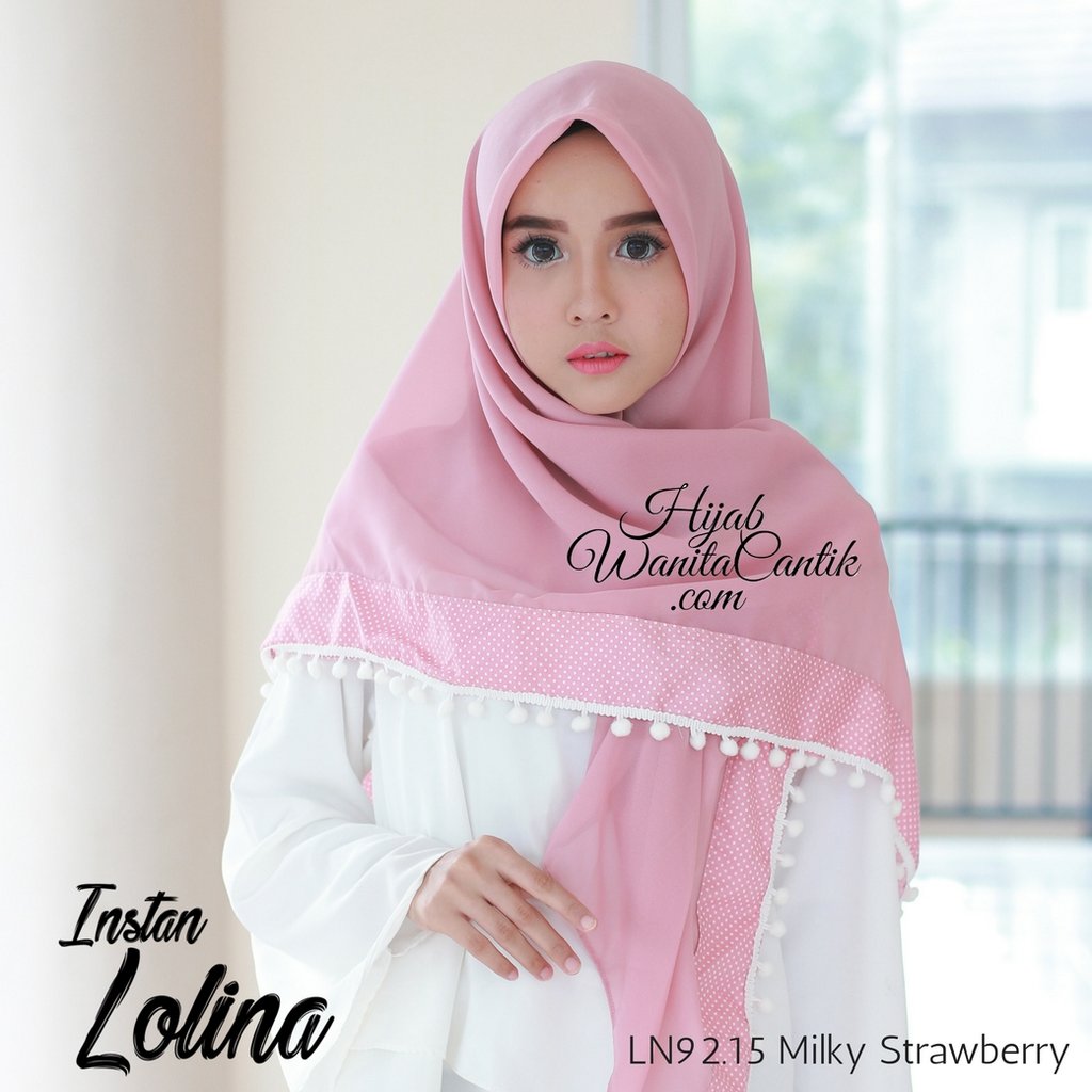 Hijab Tutorial Segitiga Instan Lolina Original by Hijab Wanita Cantik