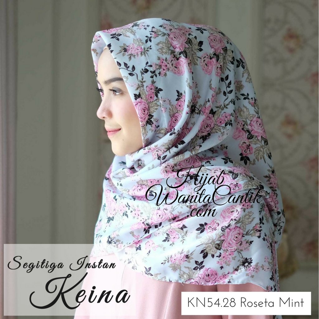Hijab Tutorial Segitiga Instan KEINA Original by Hijab Wanita Cantik