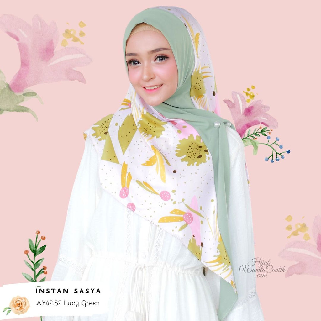 Hijab Tutorial Instan Sasya 2 Original by Hijab Wanita Cantik