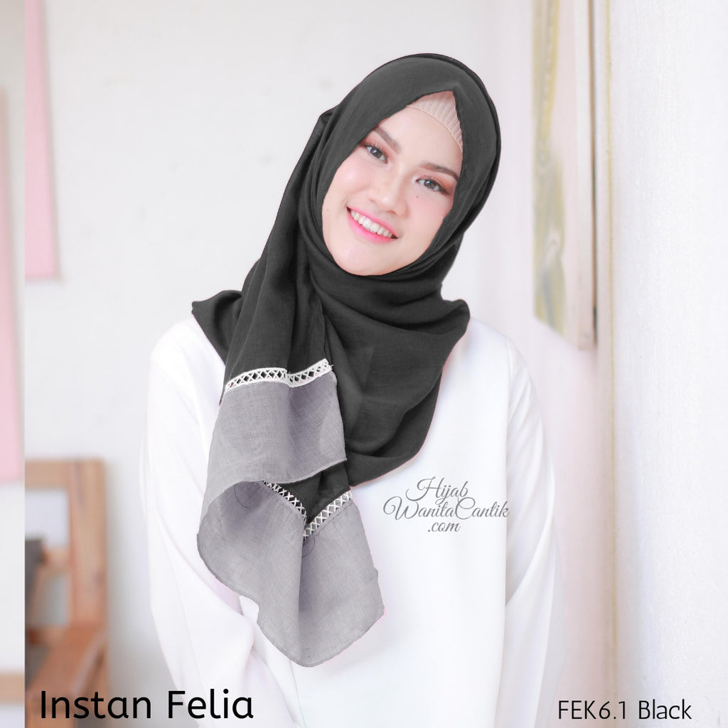 Hijab Tutorial Instan Felia Original by Hijab Wanita Cantik