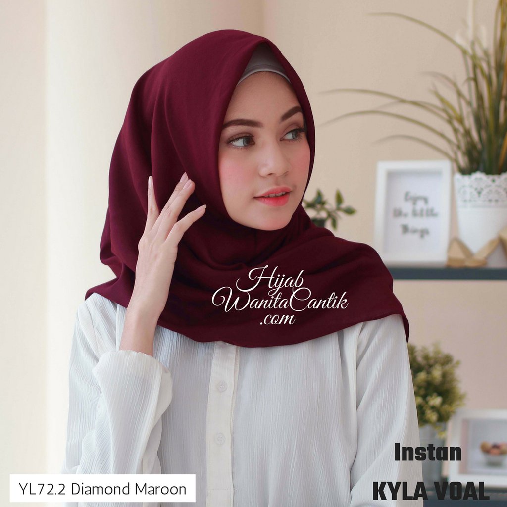 Hijab Tutorial Instan Kyla Voal Original by Hijab Wanita Cantik