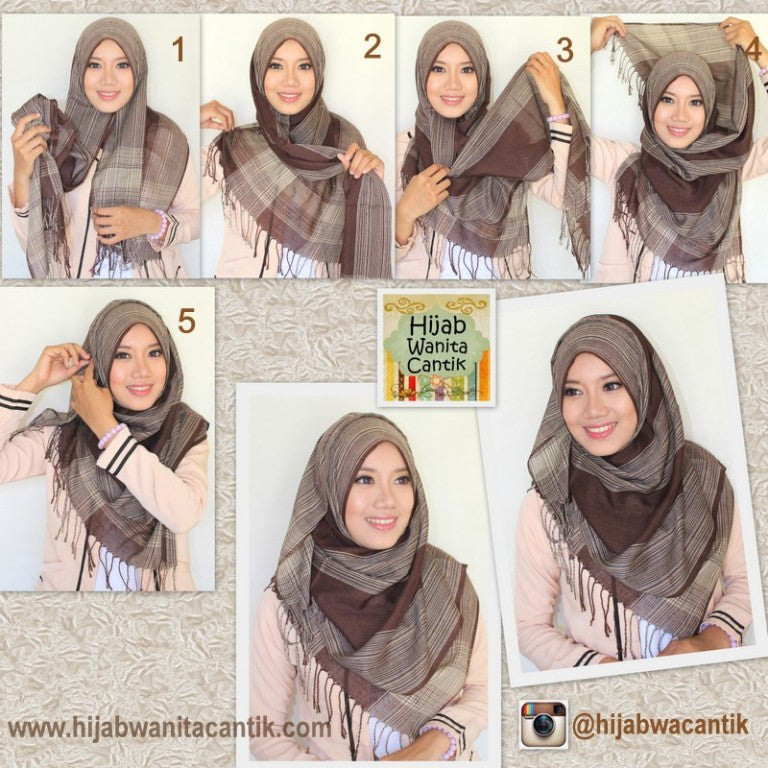 Hijab Tutorial Pashmina