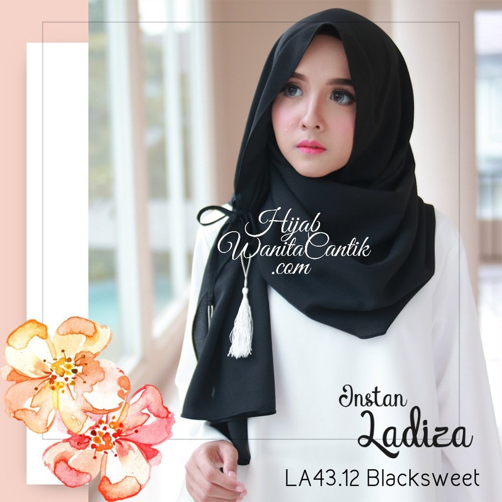 Hijab Tutorial Pashmina Instan Ladiza Original by Hijab Wanita Cantik