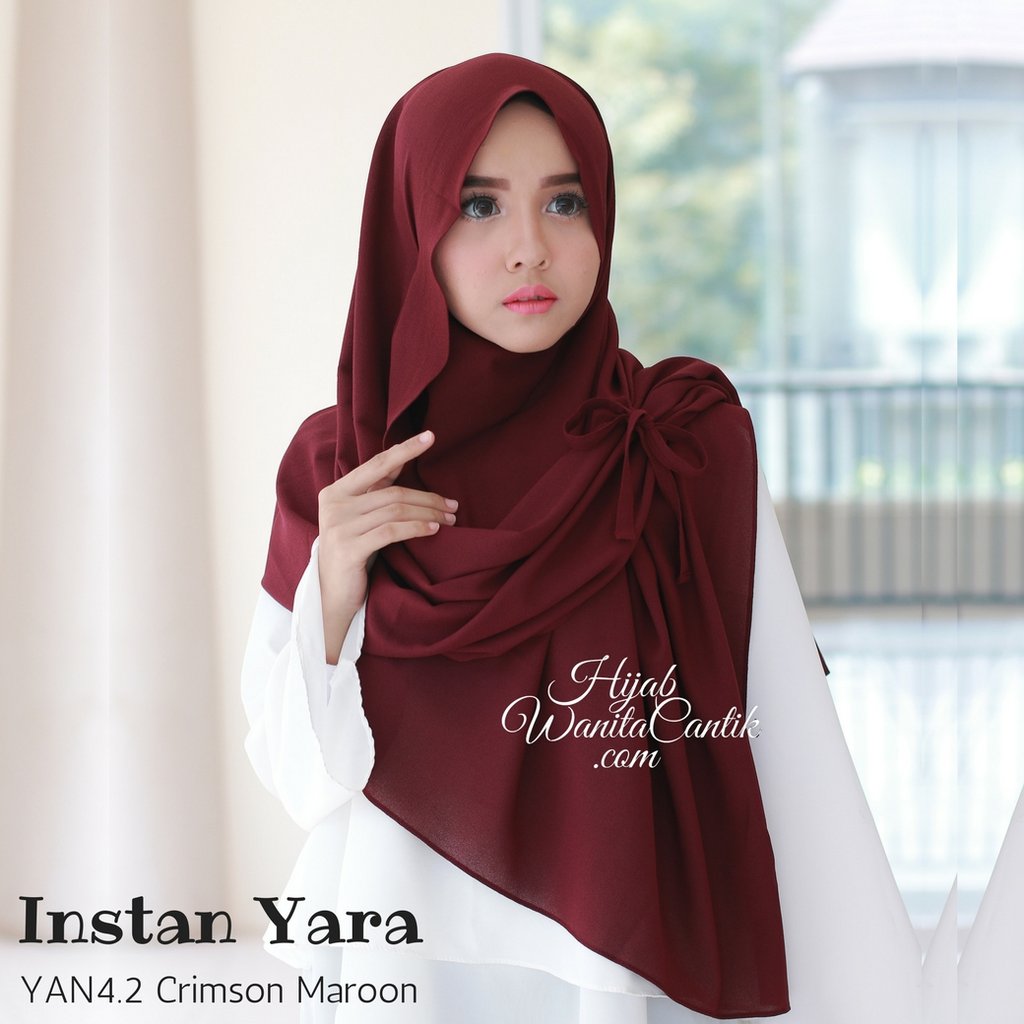 Hijab Tutorial Pashmina Instan Yara Original by Hijab Wanita Cantik