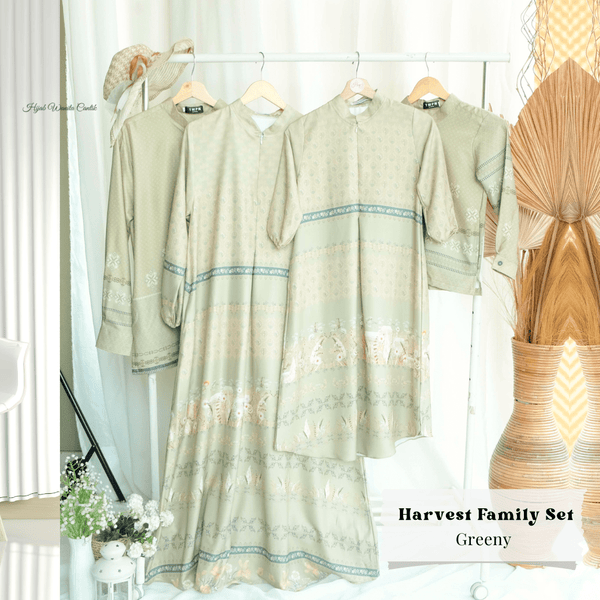 [ READY STOCK ] Harvest Dress - HD14.2 Greeny