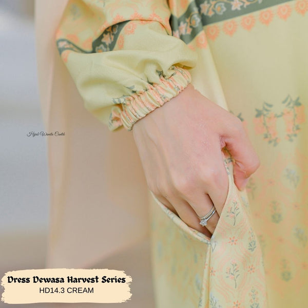 [ READY STOCK ] Harvest Dress - HD14.3 Cream