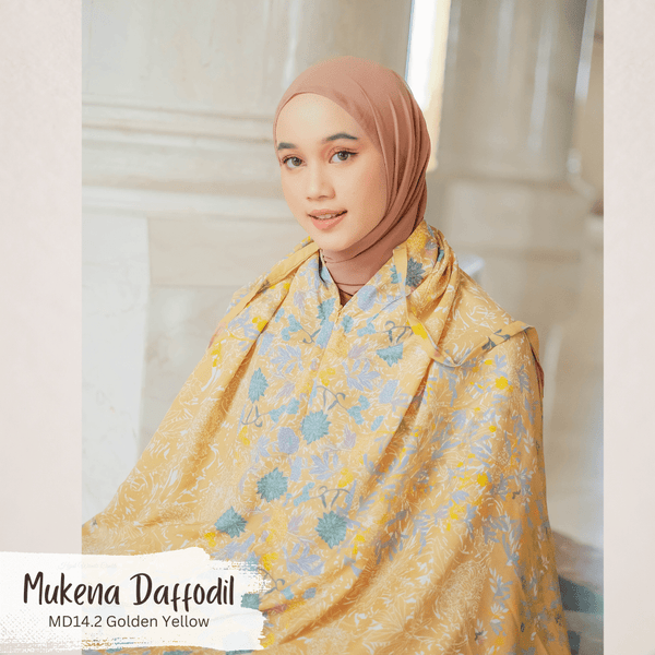 [BELI 2 GRATIS HADIAH] Mukena Daffodil - MD14.2 Golden Yellow