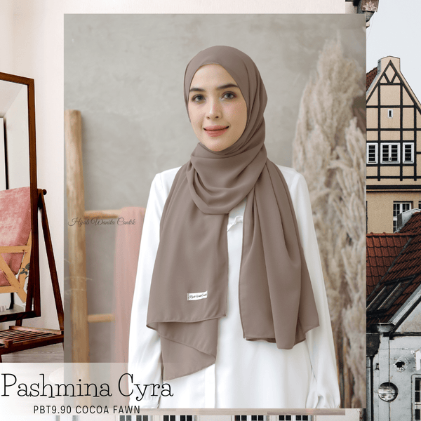 Pashmina Cyra - PBT9.90 Cocoa Fawn