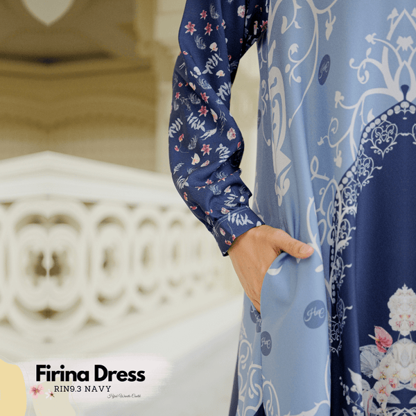 Firina Dress - RIN9.3 Navy