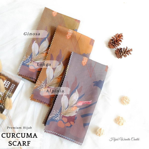 Curcuma Scarf ICY Voal - CS15.2 Alpinia