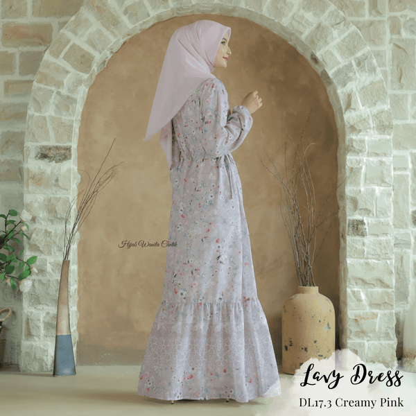 Lavy Dress - DL17.3 Creamy Pink