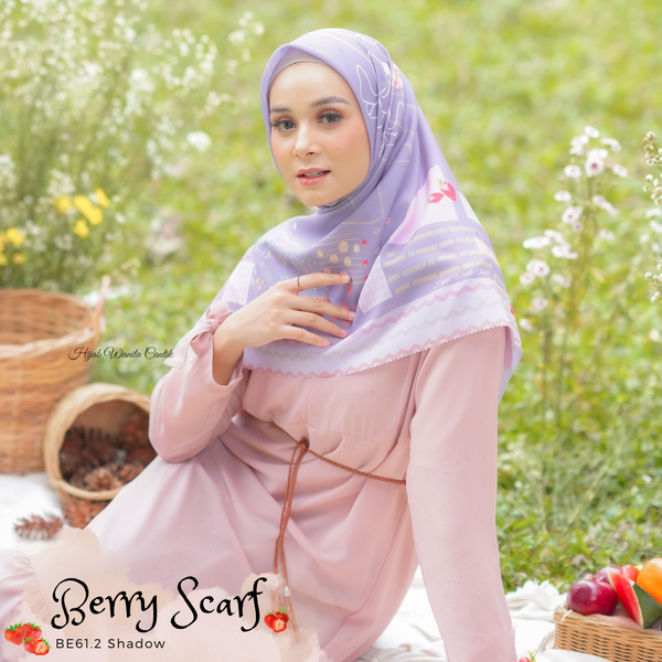 Berry Scarf Icy Voal - BE61.2 Shadow