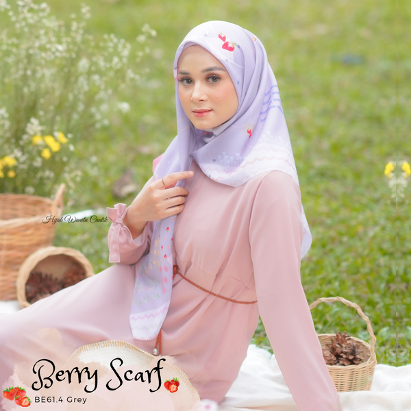 Berry Scarf Icy Voal - BE61.4 Grey