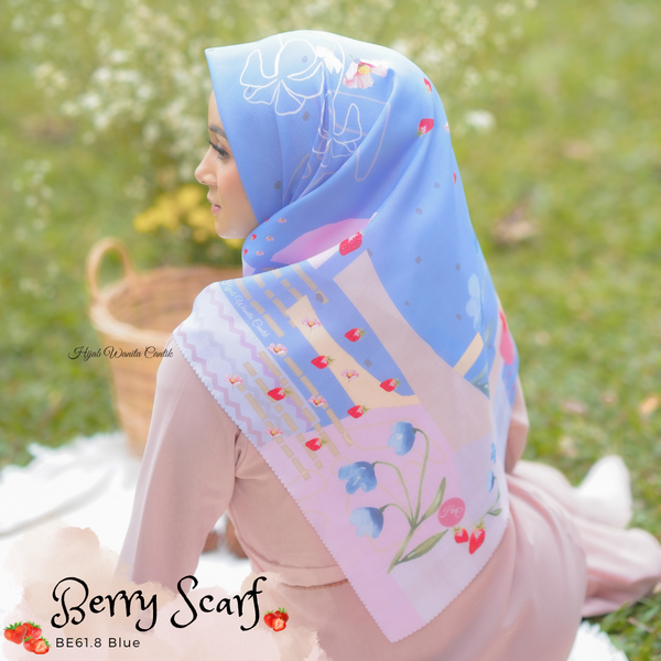Berry Scarf Icy Voal - BE61.8 Blue