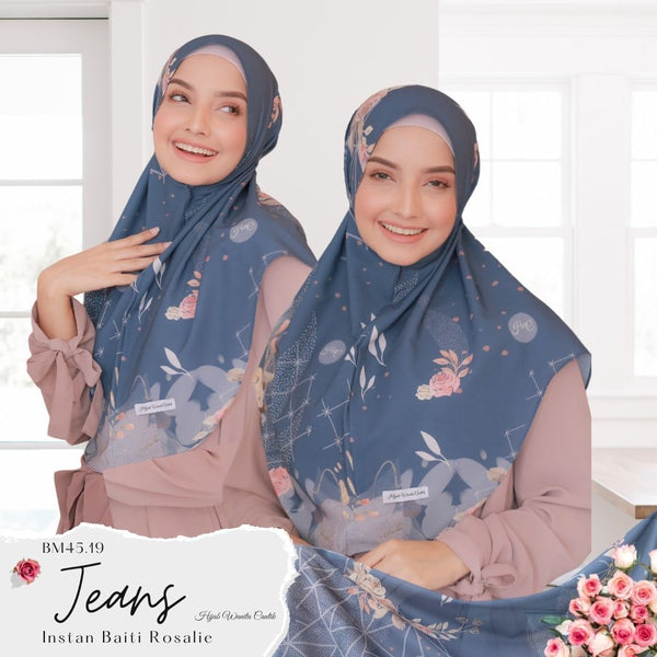 Hijab Instan Baiti Rosalie - BM45.19 Jeans
