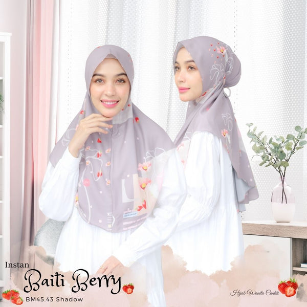 Hijab Instan Baiti Berry - BM45.43 Shadow