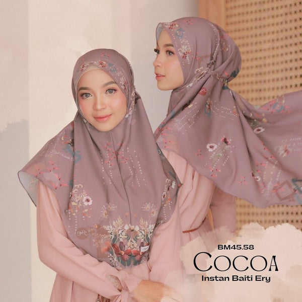 Hijab Instan Baiti Ery - BM45.58 Cocoa