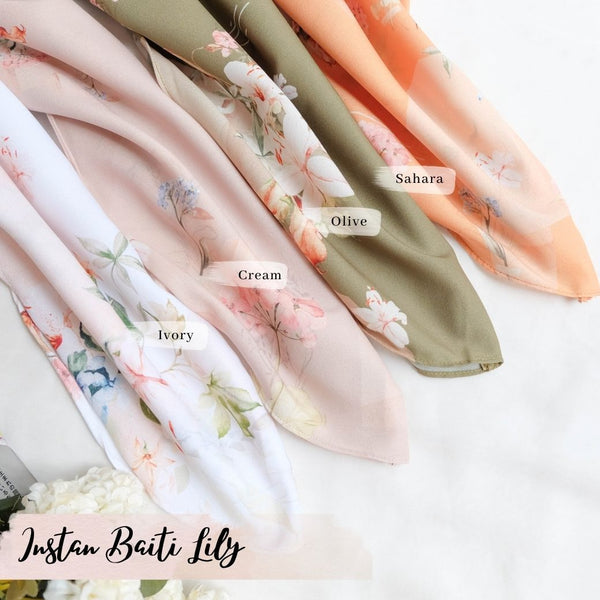 Hijab Instan Baiti Lily - BM45.40 Cream