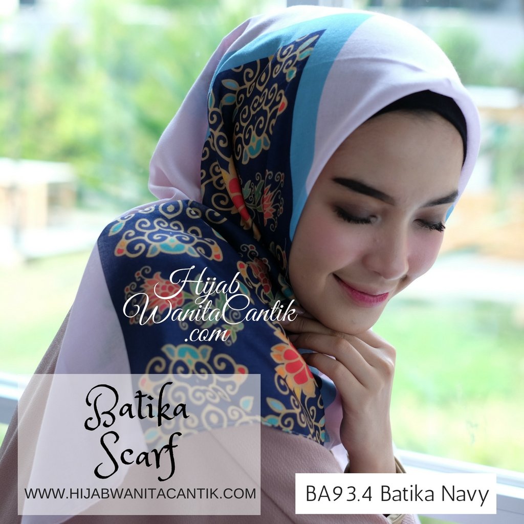 Hijab Tutorial Segiempat BatikaScarf Original by Hijab Wanita Cantik