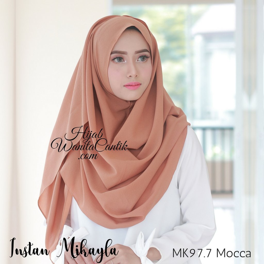 Hijab Tutorial Pashmina Instan Mikayla Original by Hijab Wanita Cantik