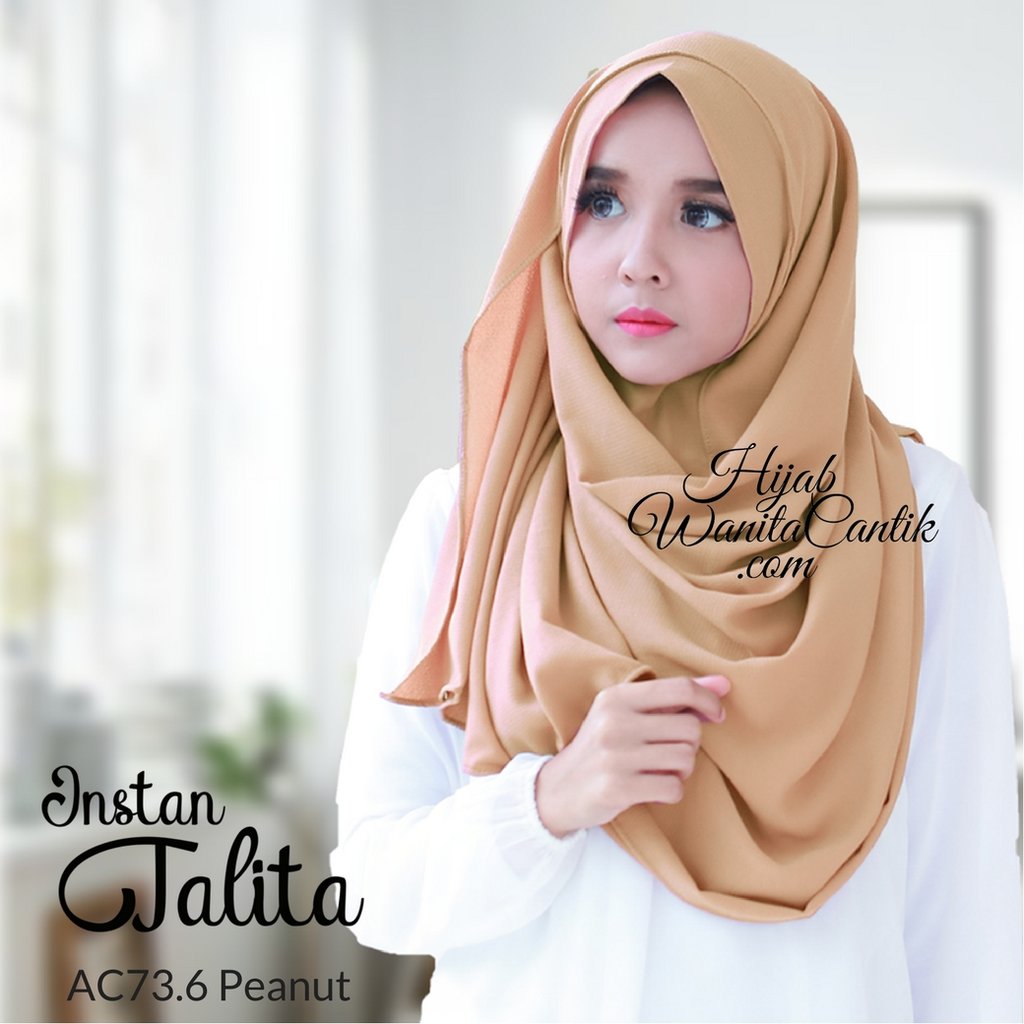 Hijab Tutorial Pashmina Instan TALITA Original by Hijab Wanita Cantik