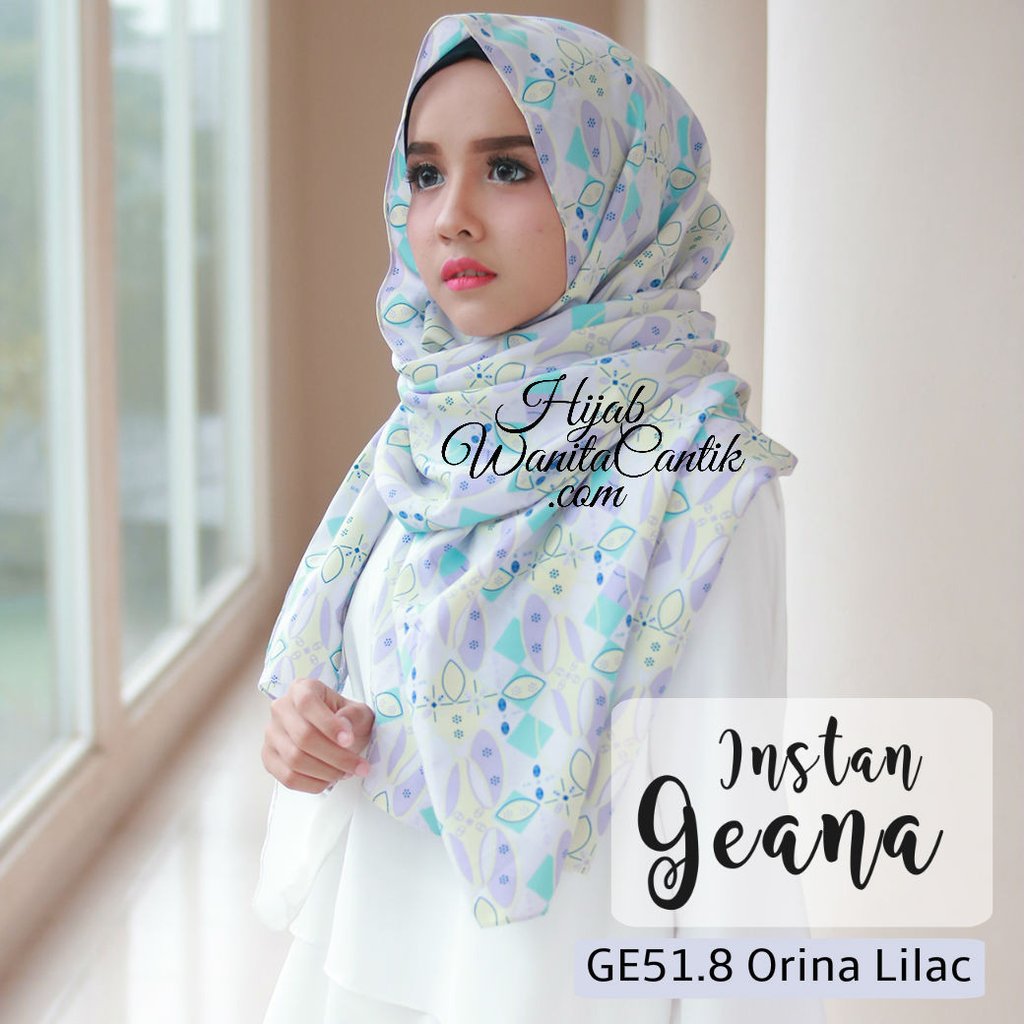 Hijab Tutorial Pashmina Instan Geana Original by Hijab Wanita Cantik