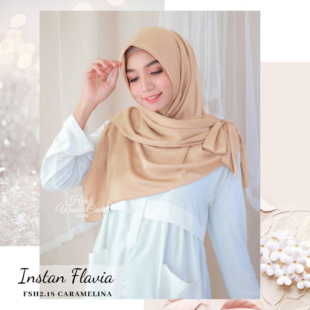 Hijab Tutorial Instan Flavia Original by Hijab Wanita Cantik