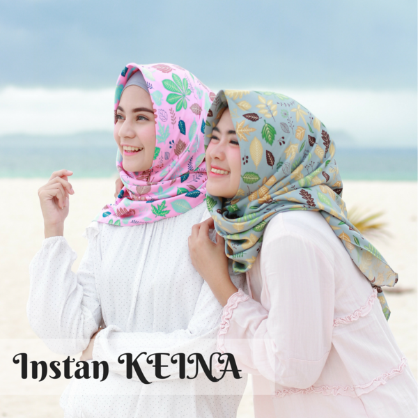 Hijab Tutorial Segitiga Instan KEINA Original by Hijab Wanita Cantik Part II