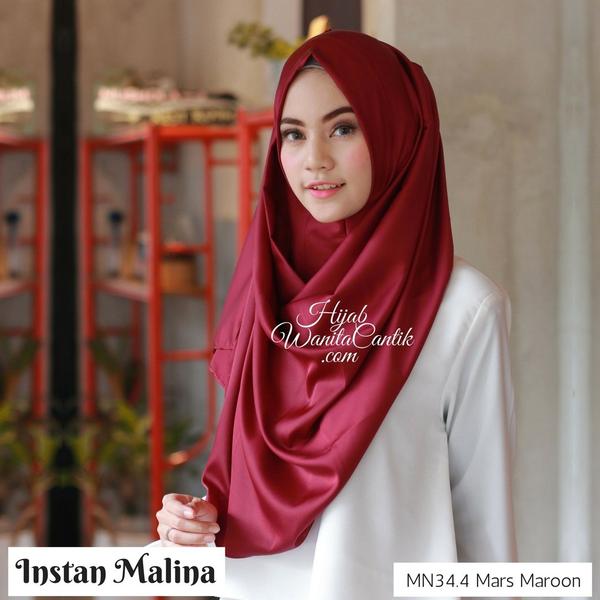 Hijab Tutorial Pashmina Instan Malina Original by Hijab Wanita Cantik