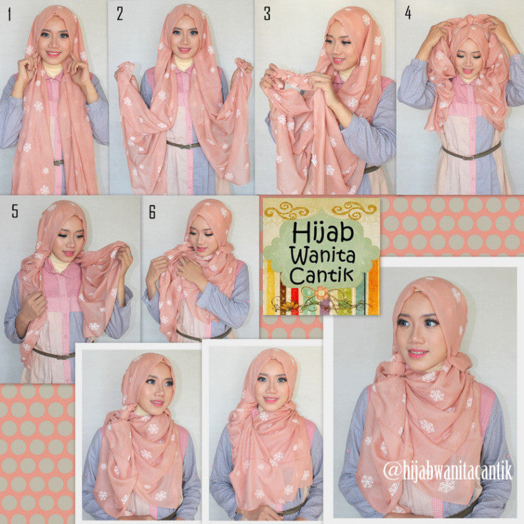 Hijab Tutorial Pashmina Mazaraya