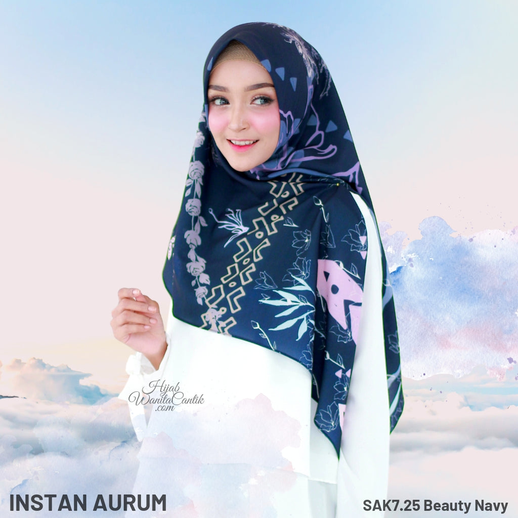 Hijab Tutorial Instan Aurum Original by Hijab Wanita Cantik