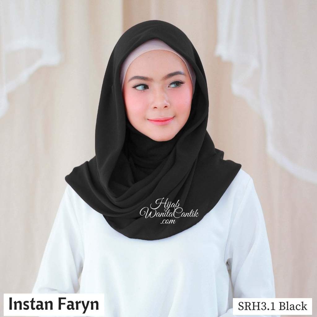 Hijab Tutorial Instan Faryn Original by Hijab Wanita Cantik