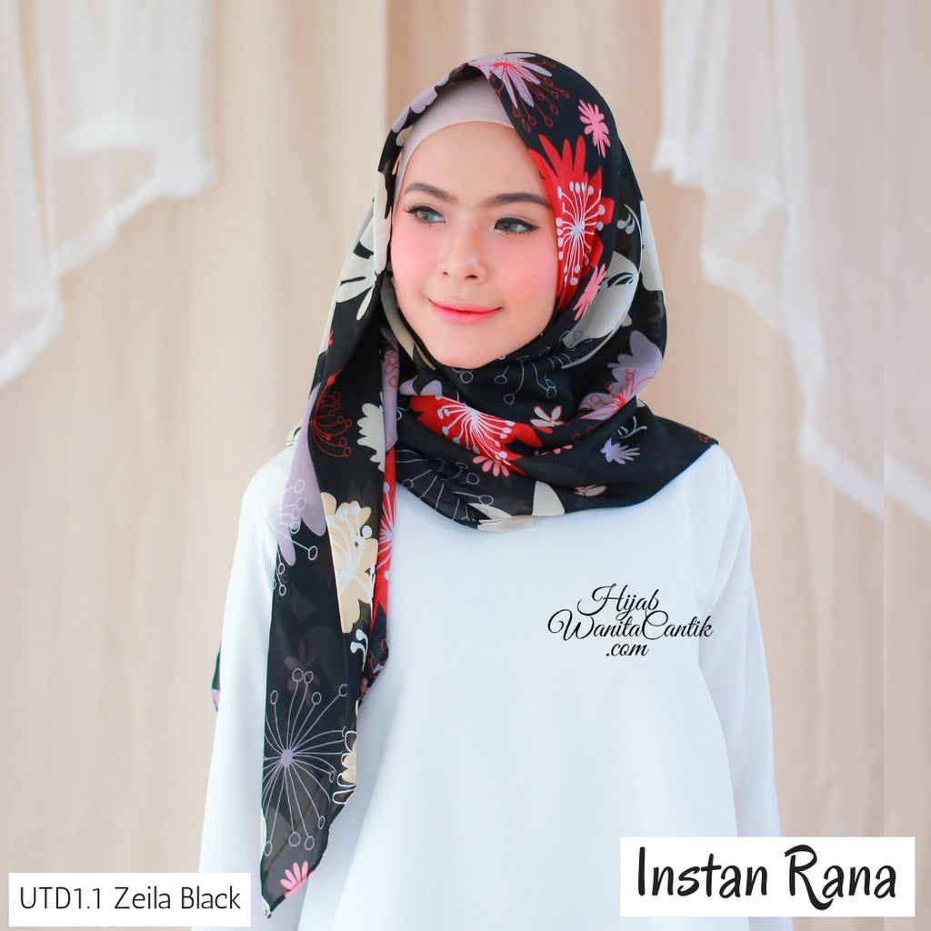 Hijab Tutorial Pashmina Instan Rana Original by Hijab Wanita Cantik