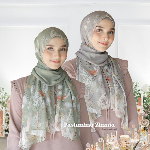 BUY 1 GET 1 (Hijab Random) Pashmina Zinnia