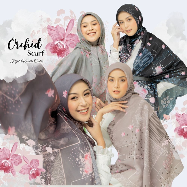Orchid Scarf