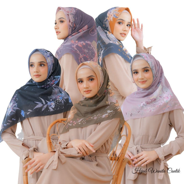 Alhabba Scarf Hijab Segiempat Premium
