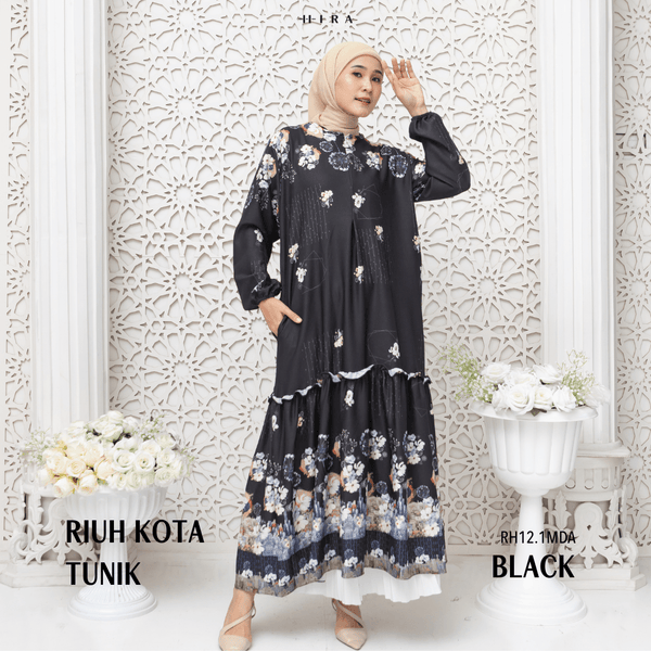 [DISKON AMBYAR] Part II Last Stock HIRA - Dress Hijabwanitacantik | Dress Printing Exclusive | Gamis Pakaian Muslim | Sarimbit -Gamis Baju Koko