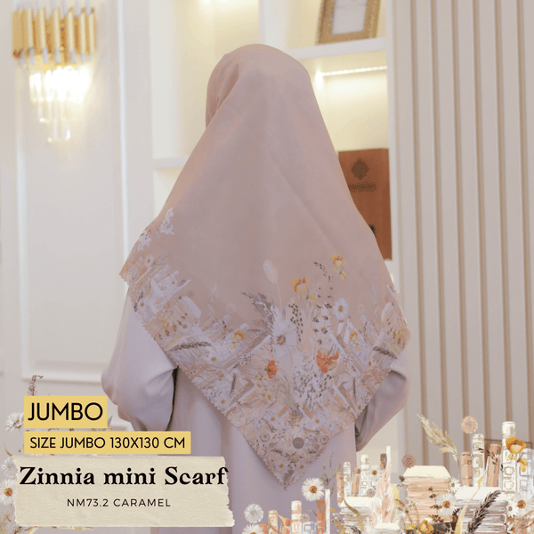 Zinnia Mini Scarf Jumbo - NM73.2 Caramel