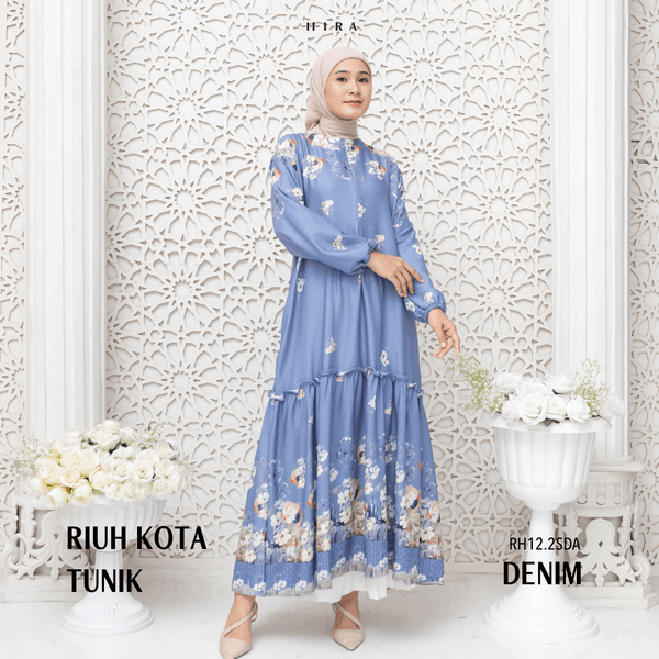 [DISKON AMBYAR] Part II Last Stock HIRA - Dress Hijabwanitacantik | Dress Printing Exclusive | Gamis Pakaian Muslim | Sarimbit -Gamis Baju Koko