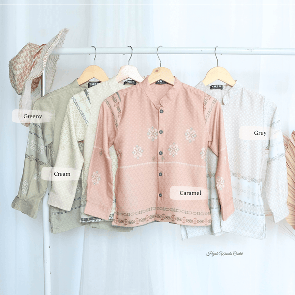 [ READY STOCK ] CLEARENCE SALE Koko Harvest Series Anak - NS14.22 Greeny Stripe