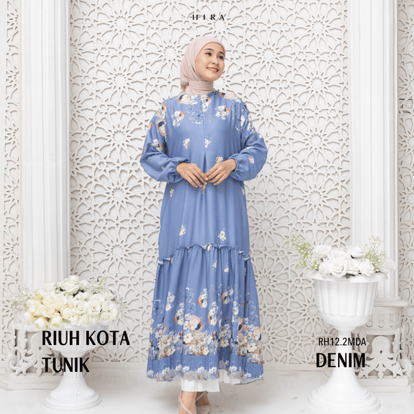 [DISKON AMBYAR] Part II Last Stock HIRA - Dress Hijabwanitacantik | Dress Printing Exclusive | Gamis Pakaian Muslim | Sarimbit -Gamis Baju Koko