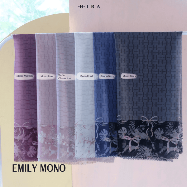 [ BUY 3 GET 1 FREE HIJAB ] Emily Scarf - EM28.35 Mono Maroon