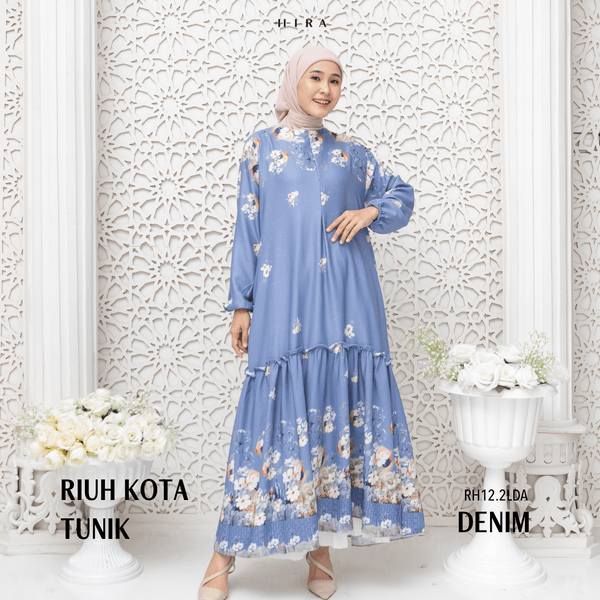 [DISKON AMBYAR] Part II Last Stock HIRA - Dress Hijabwanitacantik | Dress Printing Exclusive | Gamis Pakaian Muslim | Sarimbit -Gamis Baju Koko