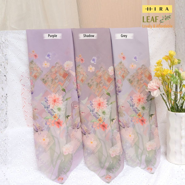 Leaf Kafa Scarf - KF30.9 VK30.9 JF30.9 Grey