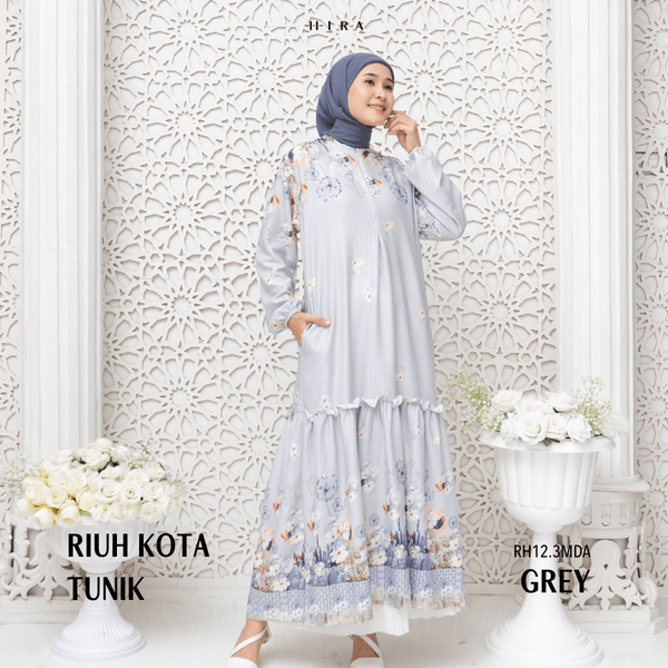 [DISKON AMBYAR] Part II Last Stock HIRA - Dress Hijabwanitacantik | Dress Printing Exclusive | Gamis Pakaian Muslim | Sarimbit -Gamis Baju Koko