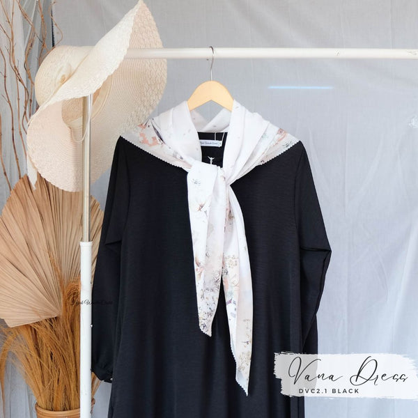 Vana Dress Crinkle - DVC2.1 Black