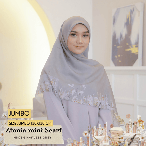 Zinnia Mini Scarf Jumbo - NM73.6 Harvest Grey