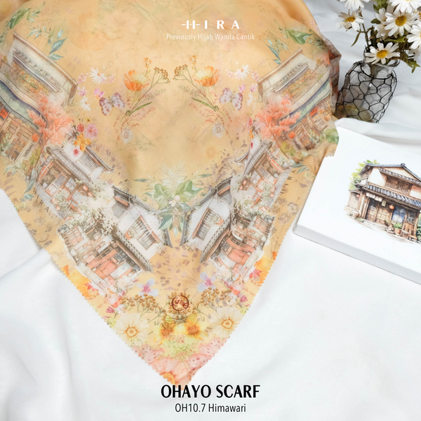 [ BUY 3 GET 1 FREE HIJAB ] Ohayo Scarf - OH10.7 OV10.7 JO10.7 JV10.7 Himawari