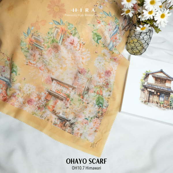 [ BUY 3 GET 1 FREE HIJAB ] Ohayo Scarf - OH10.7 OV10.7 JO10.7 JV10.7 Himawari
