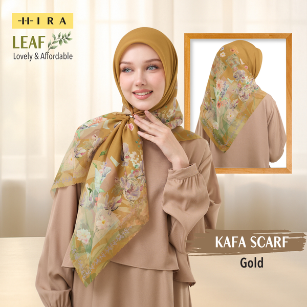 Leaf Kafa Scarf - KF30.2 VK30.2 JF30.2 Gold